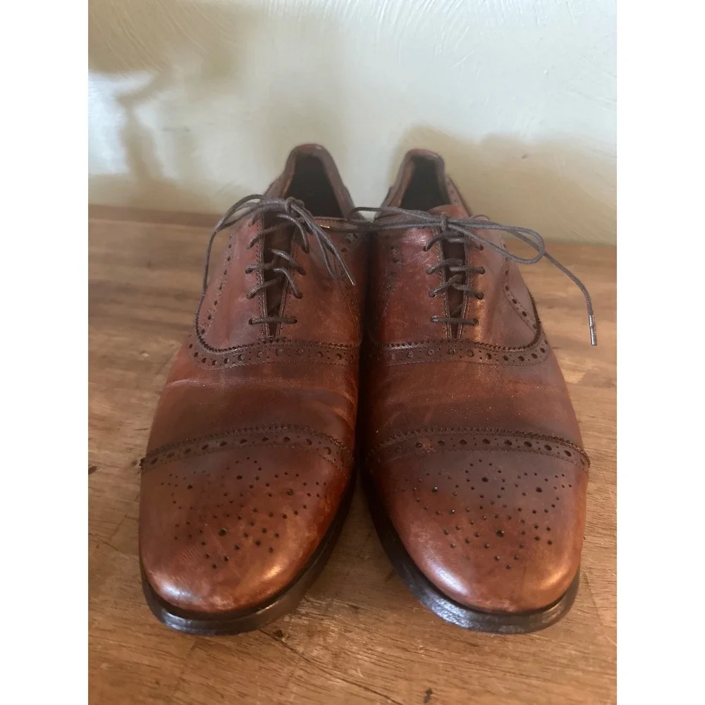 Allen Edmonds cap toe leather Oxford, men's 10M